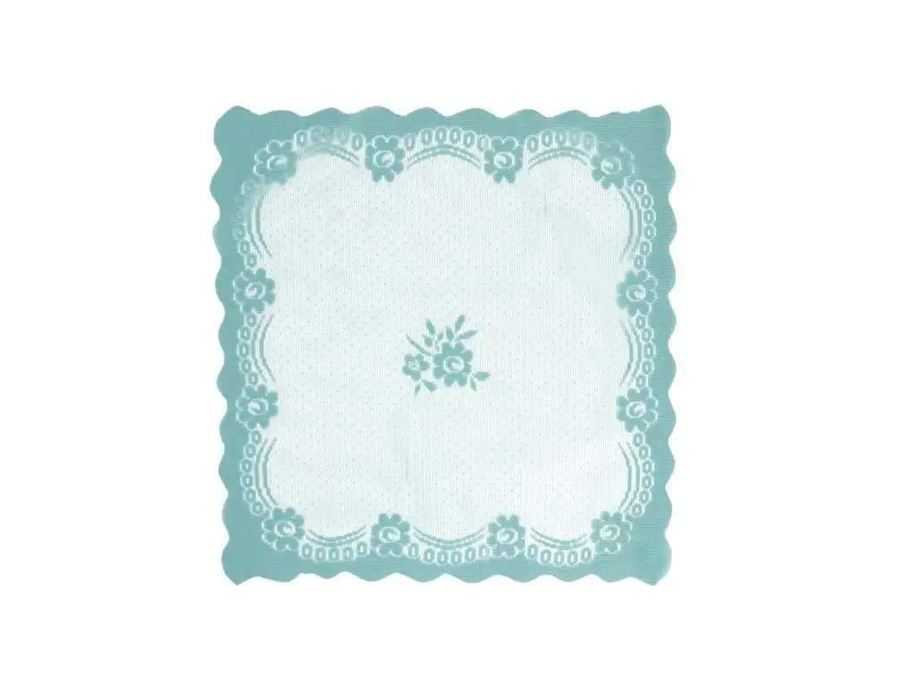 Knitting Board Patterned 6'lı Napkin Delicate Turquoise