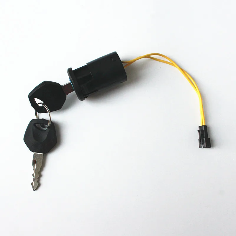 Interruptor de llave de encendido de coche eléctrico para niños, piezas de interruptor de llave de arranque de coche de juguete para motocicleta para niños