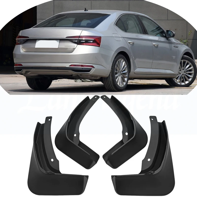 Molded Car Mud Flaps For Skoda Superb 3 B8 2016 - 2019 Mudflaps Splash Guards Mud Flap Mudguards liftback Combi Accessories