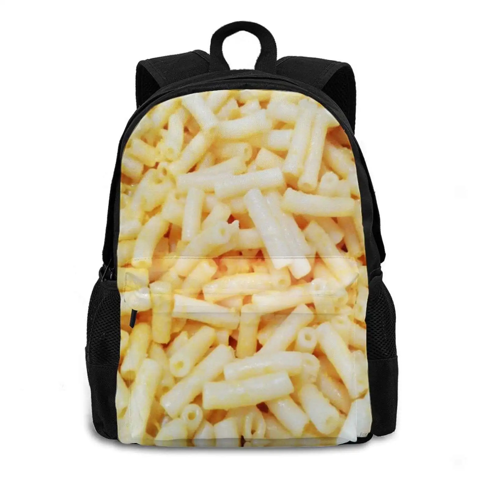 Buy Me Lunch Fashion Pattern Design Travel Laptop School Backpack Bag Raw Pasta