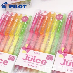 Japan pilot Juice new color juice color neutral water pen new color fluorescent color can press hand account pen 0.7mm