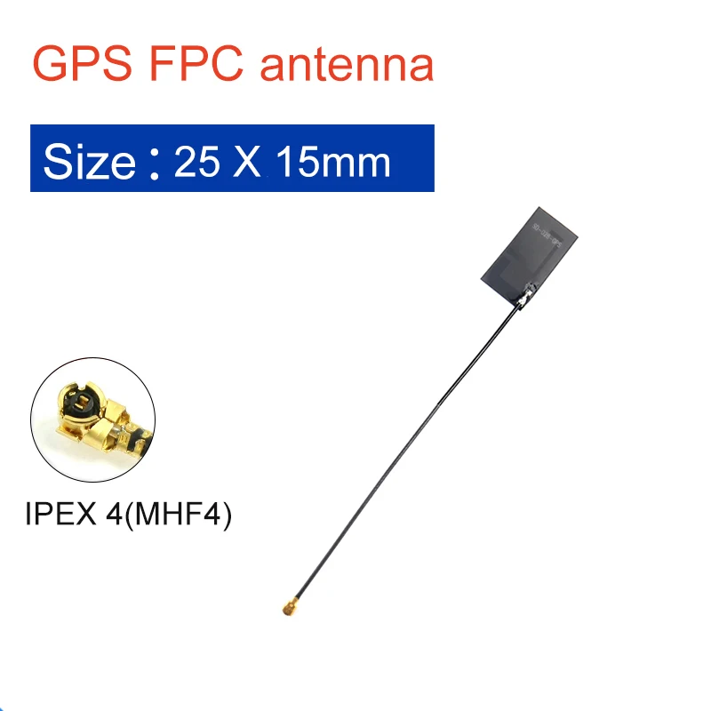 

GPS antenna passive built-in internal FPC Flexible high gain omnidirectional 4DBI 25*15mm IPEX4 MHF4 for NGFF M.2 modem