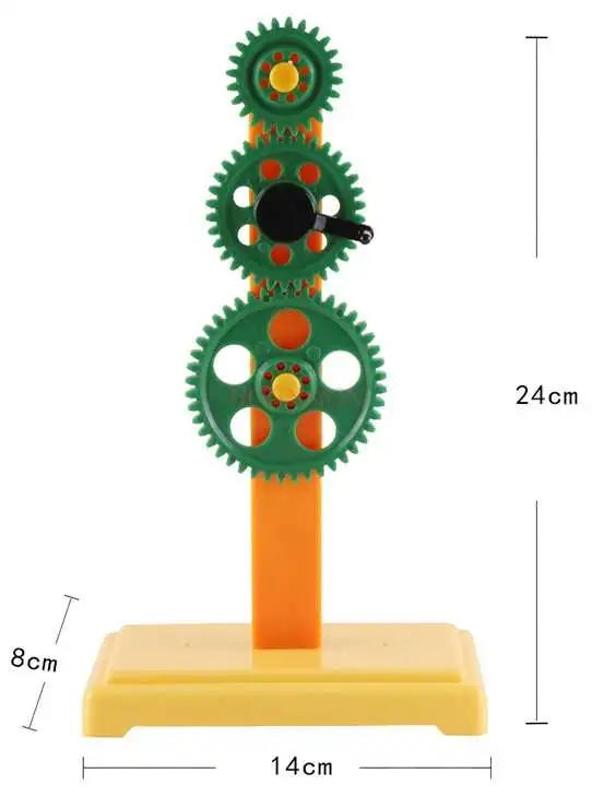 Set Roda Gigi dan Set Katrol Pendukung Instrumen Demonstrasi Pengajaran Peralatan Eksperimental Transmisi Fisik