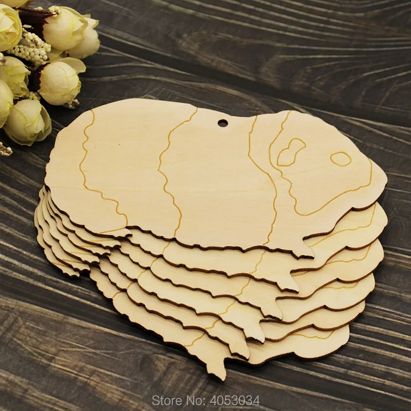 Wooden Short Hair Guinea Pig Craft Shapes  Plywood