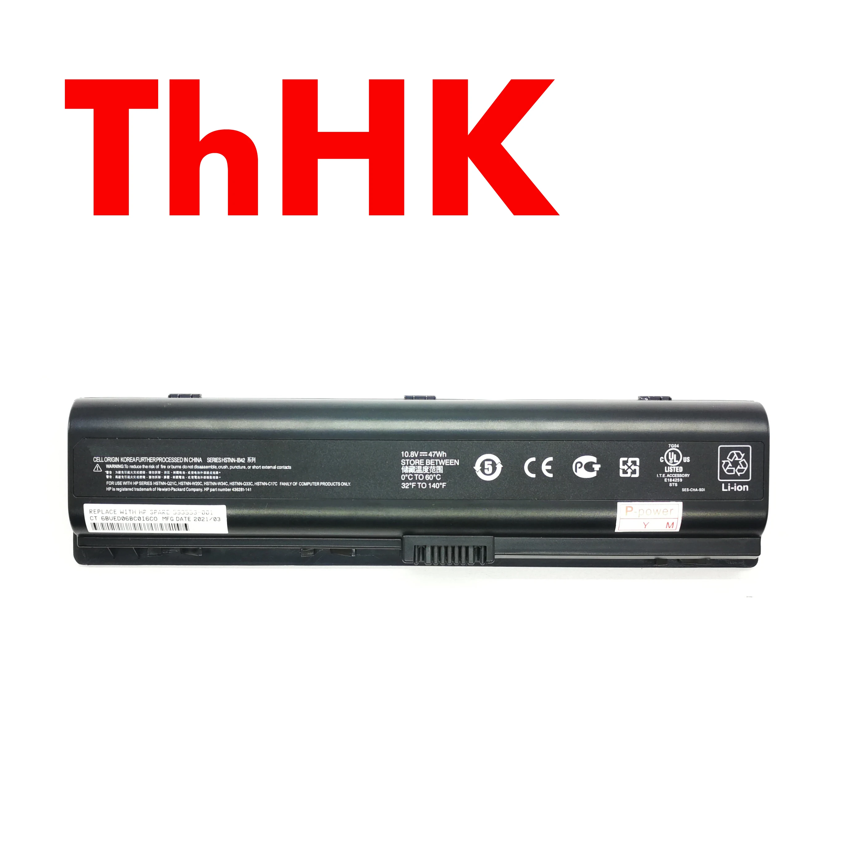 ThHK Genuine Original HSTNN-LB42 Laptop Battery For HP dv6400 G7000 G6000 dv2000 dv6000 Compaq Presario V3000 V6000 V6500