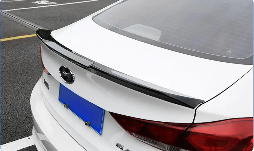 ABS Car Rear Wing Trunk Lip Spoilers Fits For Hyundai Elantra 2017 2018