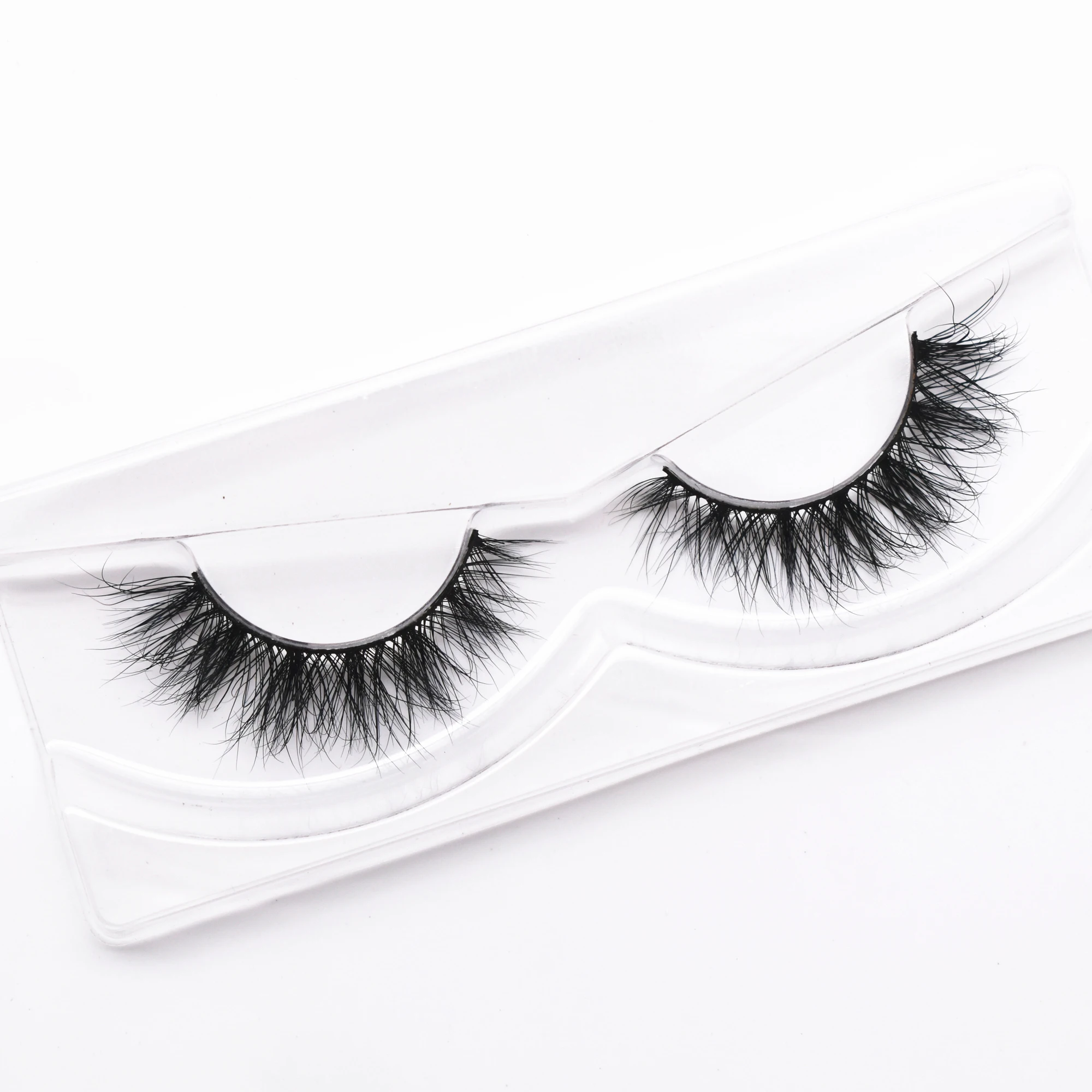 30 pairs Lashes in Tray no box Wholesale 3D Mink Eyelashes Natural Long Wispy False Eyelashes Cruelty free Paris Style Eyelashes