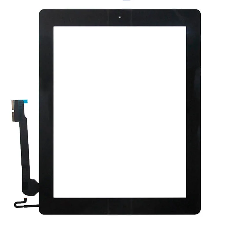 

Tablet T Panel For iPad 4 A1458 A1459 A1460 Digitizer Glass Sensor Assembly with Home Button For iPad 4 Screen Replecement