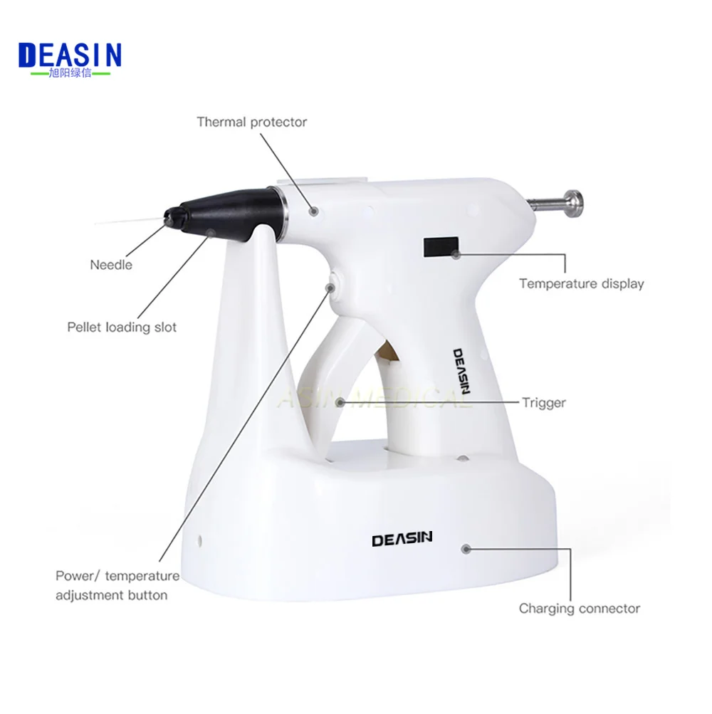 Dental Endo Obturation System Wireless 2 in 1 Filling Gun Percha Gutta Tips OLED LCD Display Endodontic Dentistry Tools