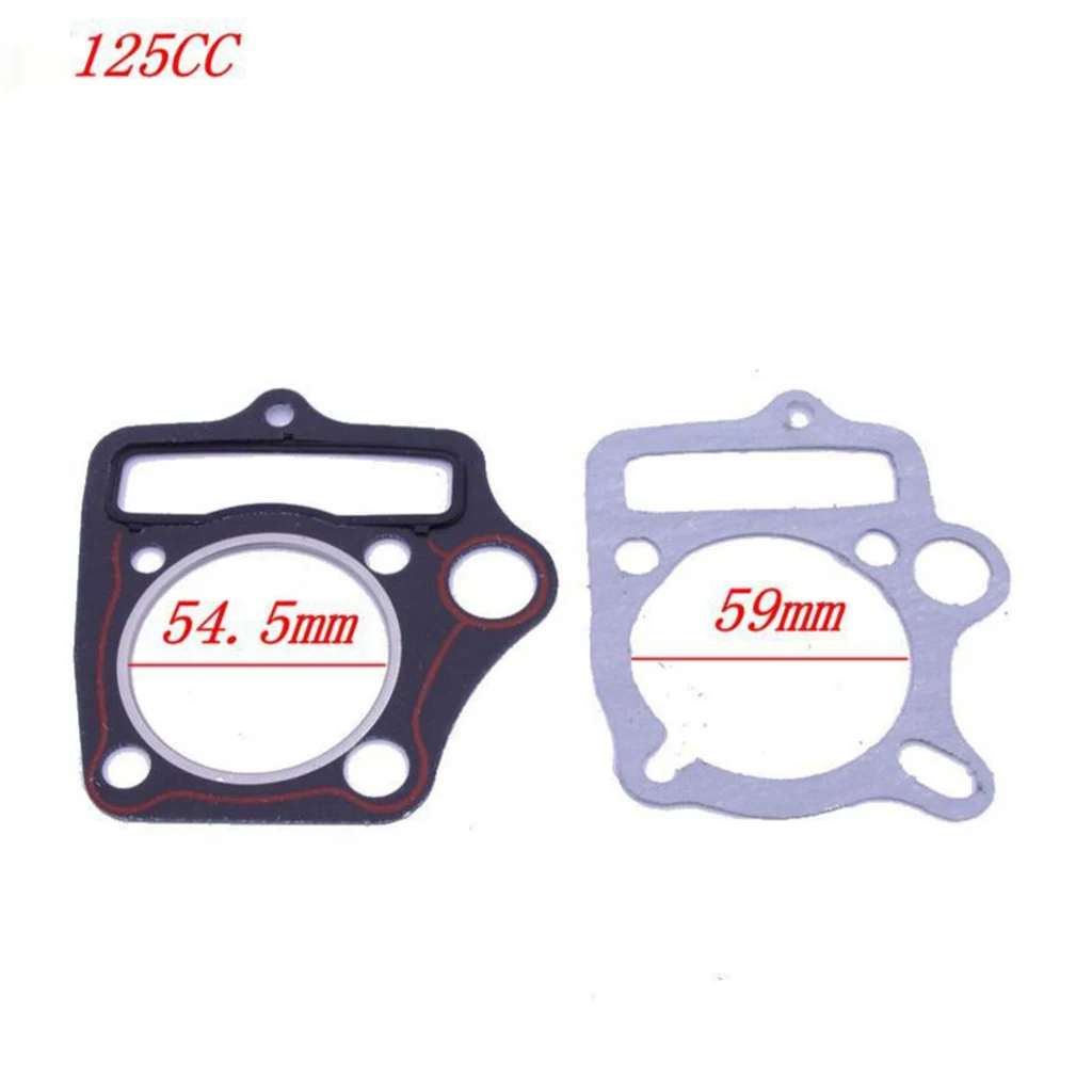 Motorcycle Cylinder Head & Base Gaskets 54.5mm & 59mm for  ATV, Dirt Bike