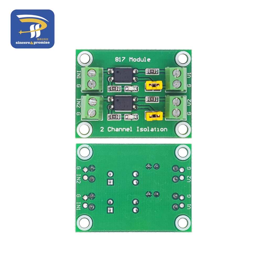 PC817 3,3 V-30 V 2-Wege 4 8-Kanal-Optokoppler-Isolationsplatine Spannungswandler-Adapter-Treiber Photoelektrisch isoliertes Modul – Detail 8