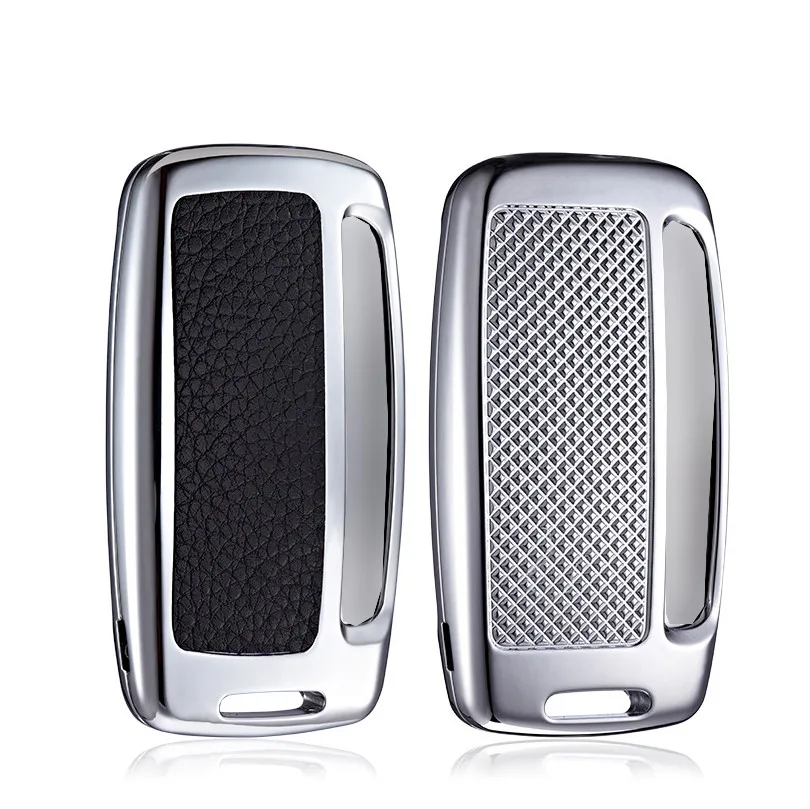 Luxury Zinc Alloy Car Key Cover Case For Land Rover Discovery Freelander 2018 Range Rover Sport Evoque Velar Jaguar XEL XFL