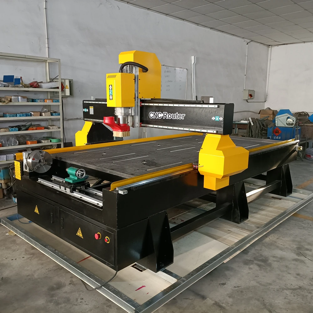 New Technology ROBOTEC 4 Axis Marble /Stone / Wood CNC Router 1325 CNC Milling Machine Price Aluminum Cutting For Metal MDF