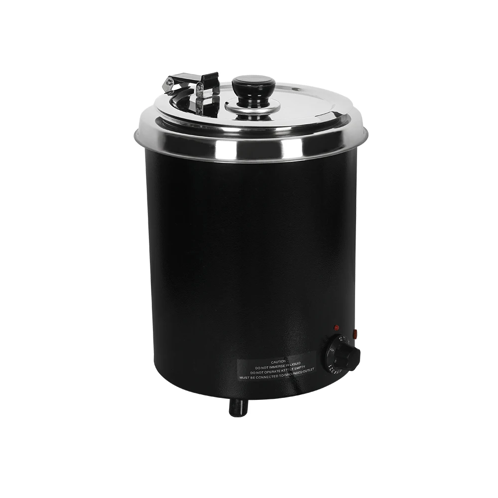 ITOP-hervidor de sopa eléctrico de 5,7 L, 300W, 60 ~ 95 °C, máquina de calor para comida, calentador comercial de acero inoxidable para Buffet y restaurante