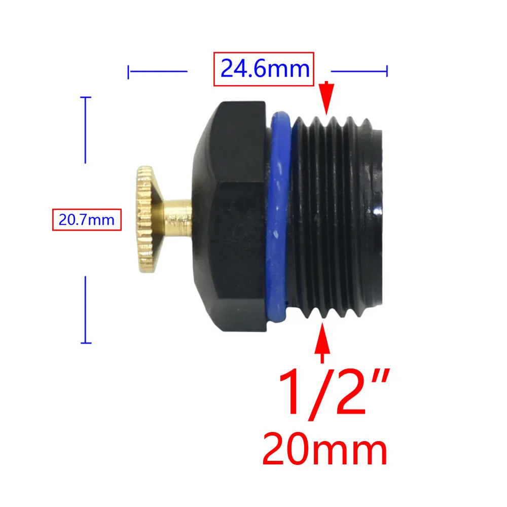 1/ 2 inch Male Thread Garden Irrigation Sprinklers Adjustable Water Spray Head Dripper Drip Irrigation Tools10-100 Pcs