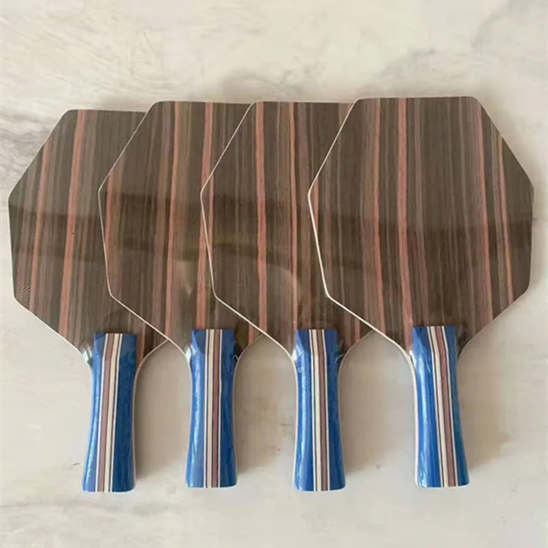 Cybershape Ebony Material Table Tennis Blade Racket Offensive Curve Hexagonal Ping Pong Blade