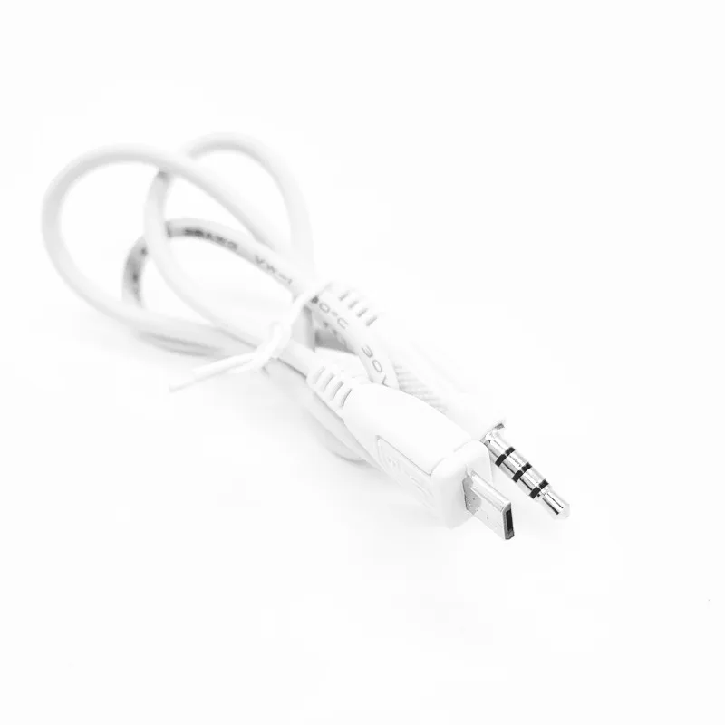 3.5mm Stereo Plug Jack To Micro USB 5 Pin Male M/M Adapter Convertor Audio Cable