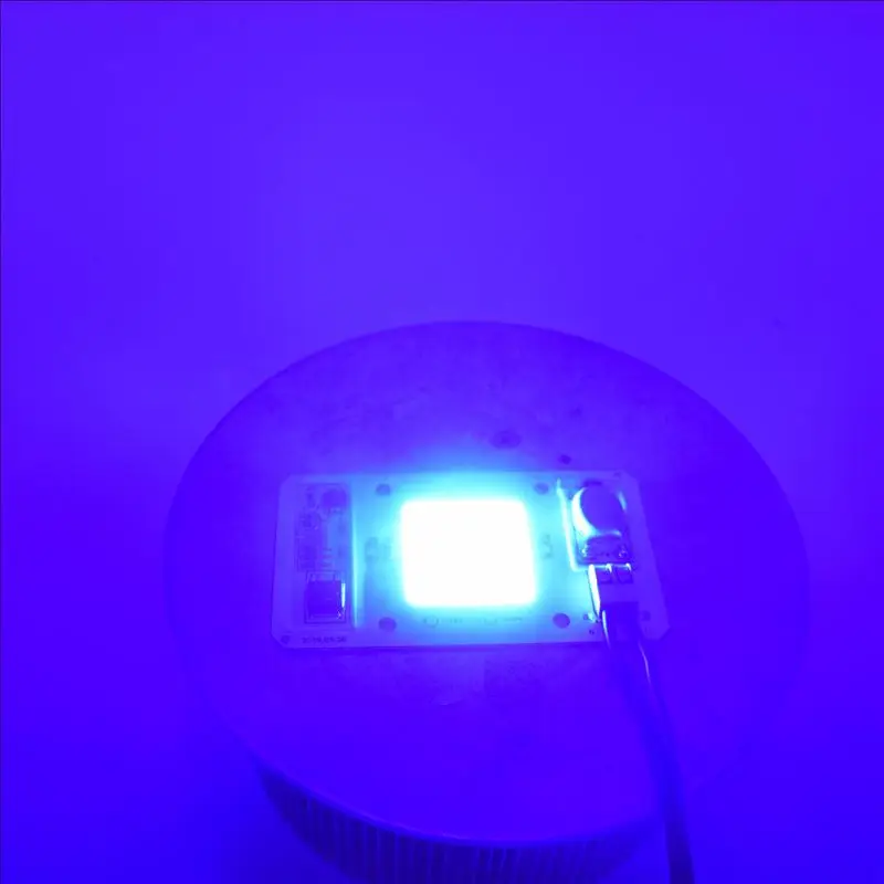 High Quality Driverless AC110V / 220V Blue color 450-460nm 50W Free Driver High Power LED light Beads Free Shipping