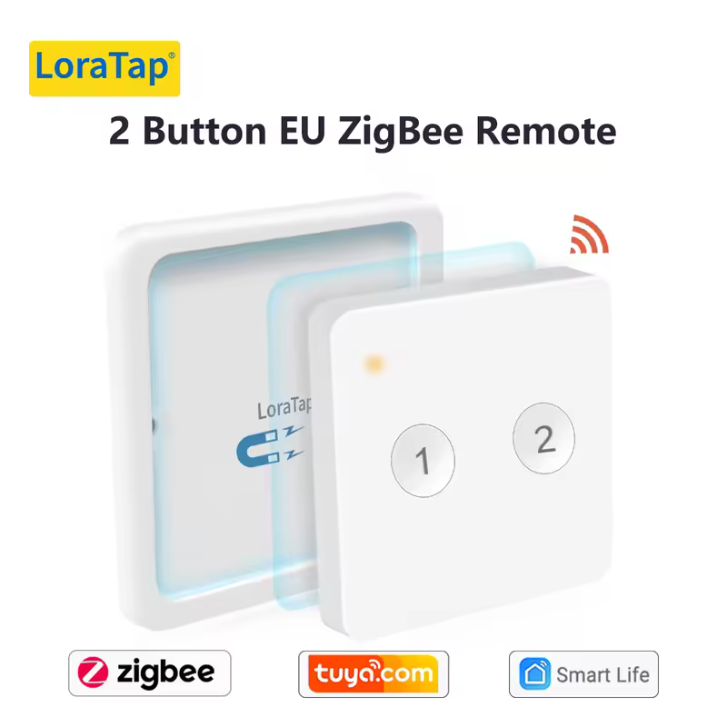 LoraTap ZigBee 3.0 Wireless 14 EU US Push Button Remote Tuya Scene Automation Control Switch Smart Life App Hub Need - Image 9