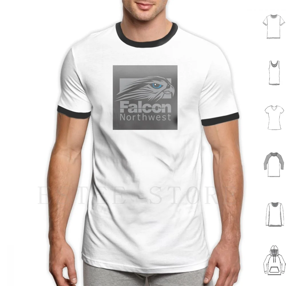 Falcon North West T Shirt Print Cotton Falcon Northwest Gamingcompany