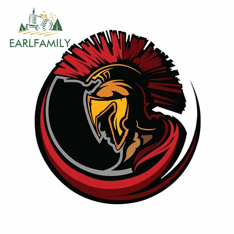 

EARLFAMILY 13 см x 11,1 см для Золотого спартанского шлема автомобильные наклейки на лобовое стекло индивидуальная наклейка «сделай сам» для внедорожника мотоцикла автомобиля