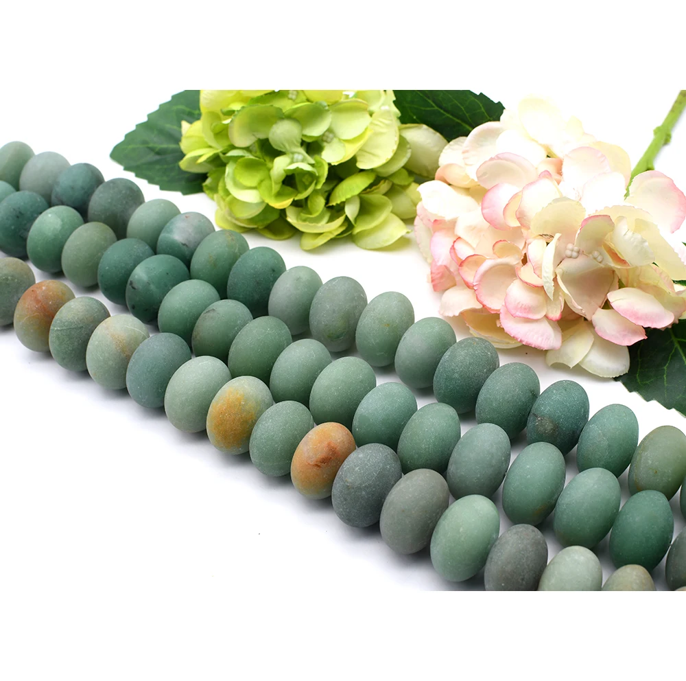 

Natural Genuine Green Aventurine Jade Abacus Loose 20x30mm Beads Fit Jewelry DIY Necklaces or Bracelets 15"