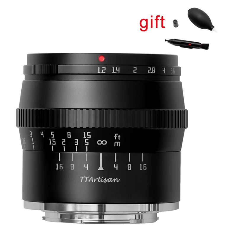 TTArtisan 50mm F1.2 MF Camera Lens APS-C Camera Lens for M4/3 Mount For Olympus EPL9 E-P6 E-M10 For Lumix GX9 GM10 GH4 GH5