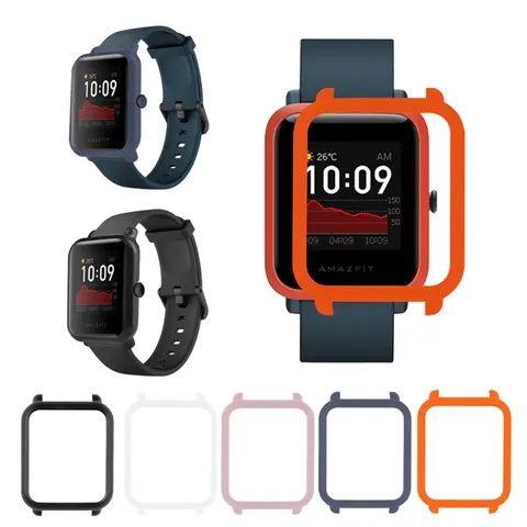 PC Plastic Case Cover Bumper For Amazfit Bip S Smart Watch Protective Shell For Xiaomi Huami Amazfit Bip Lite 1S Protector Frame