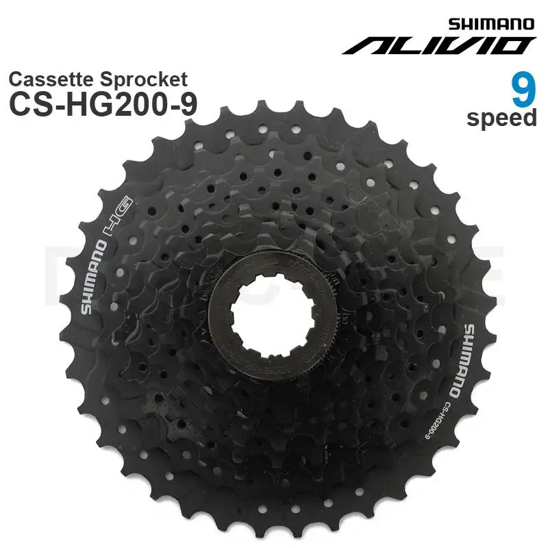 SHIMANO ALIVIO M4000 ALTUS CS-HG200-9 Cassette Sprocket Available in 11-32T, 11-34T and new 11-36T Original Parts