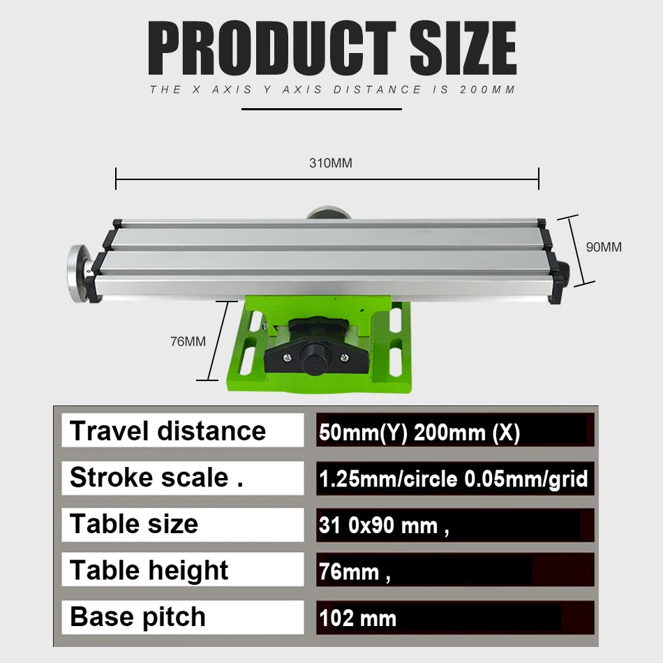 Worktable Working Cross Table Milling Machine Compound Drilling Slide Table For Bench Drill Vise drill milling machine stent