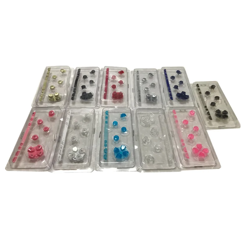 11 Colors Shell Case Button Set & 3D Rocker Cap For PSP1000 Console Box Old Version