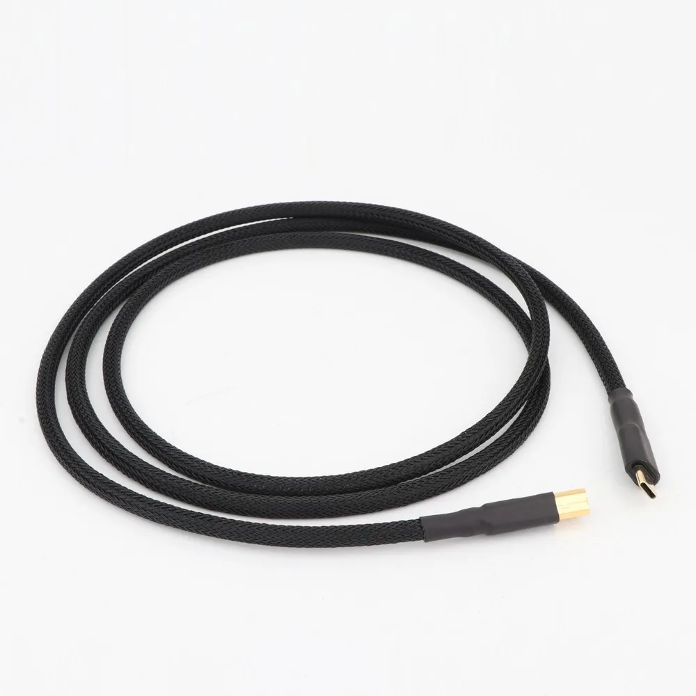 Preffair X401 USB-IF-zertifiziertes USB C auf USB A-Kabel 2.0 | Geflochtenes Schnelllade- und Datensynchronisierungskabel, 24 Karat vergoldet, für Telefon-DAC – Detail 7