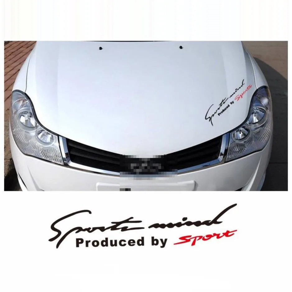 Sports Car Sticker Emblem Sports Mind Produced Car Eyelids Decal For Camry Sylphy Corolla CRV Passat CHIZIYO