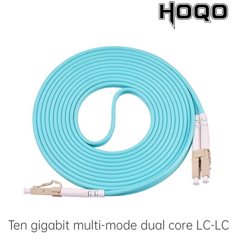 LC-LC Multi-Mode OM3 Fiber Cable Multimode Duplex Fiber Optical Patch Cord 3/5m 10/20M Carrier-class multi-mode optical fiber