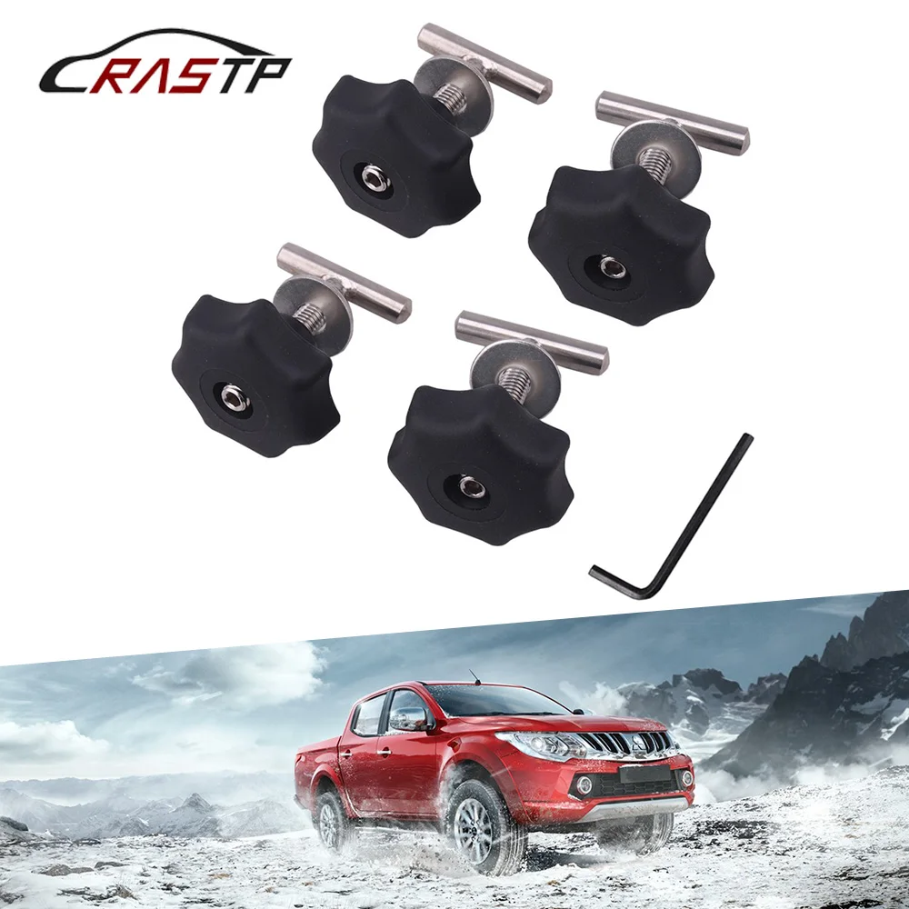 Car Racing Locking Mounting Screws Stainless Steel 50mm Locking Rail Accessories For VW T5 T6 Multiflexboard 4 pcs RS-TC022