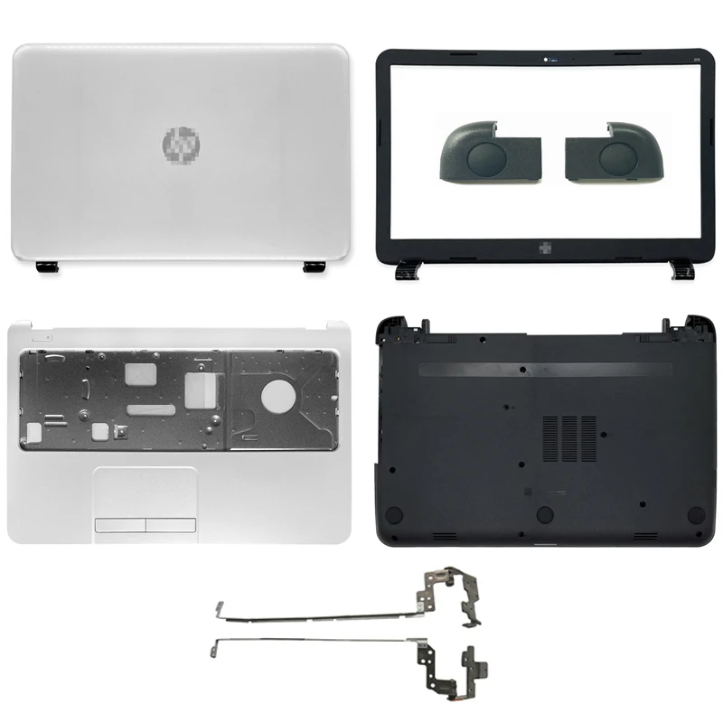 Pop For HP 15-G 15-R 15-T 15-H 15-Z 250 G3 255 G3 Laptop LCD Back Cover/ Front Bezel/Palmrest/Bottom Cover/Foot Pad White