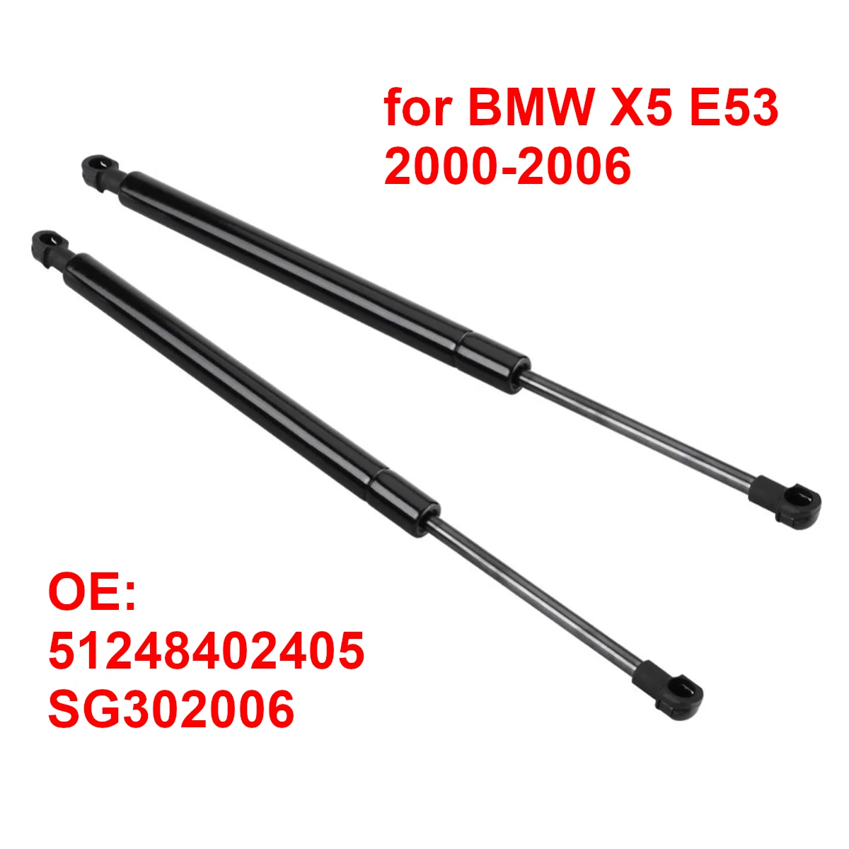 Tailgate Boot Rear Trunk Gas Strut Lift Cylinder Support Bar 51248402405 SG302006 for BMW X5 E53 2000-2006