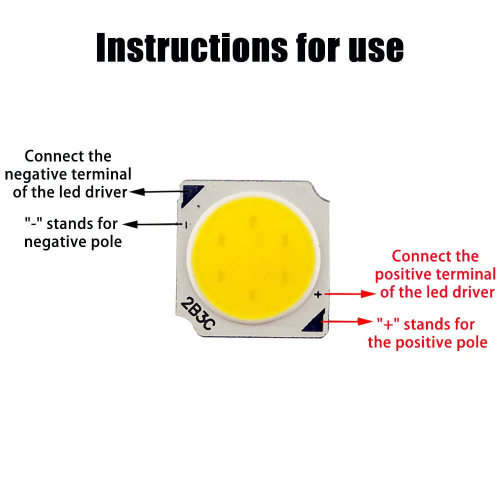 10pcs/lot 1311 COB LED Chip 3w 5w 7w 10w Lamp Beads White For Spotlight Commercial Downlight Rail Spotlight Cob Light Source