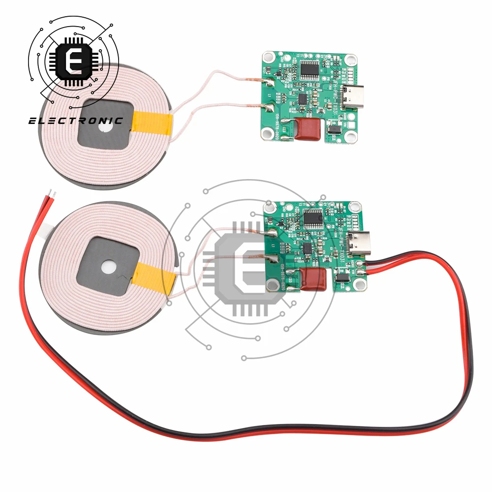 TYPE-C 20W High-power Fast Charging Wireless Charger Transmitter Module Spacer 0-10MM/ 0-8MM