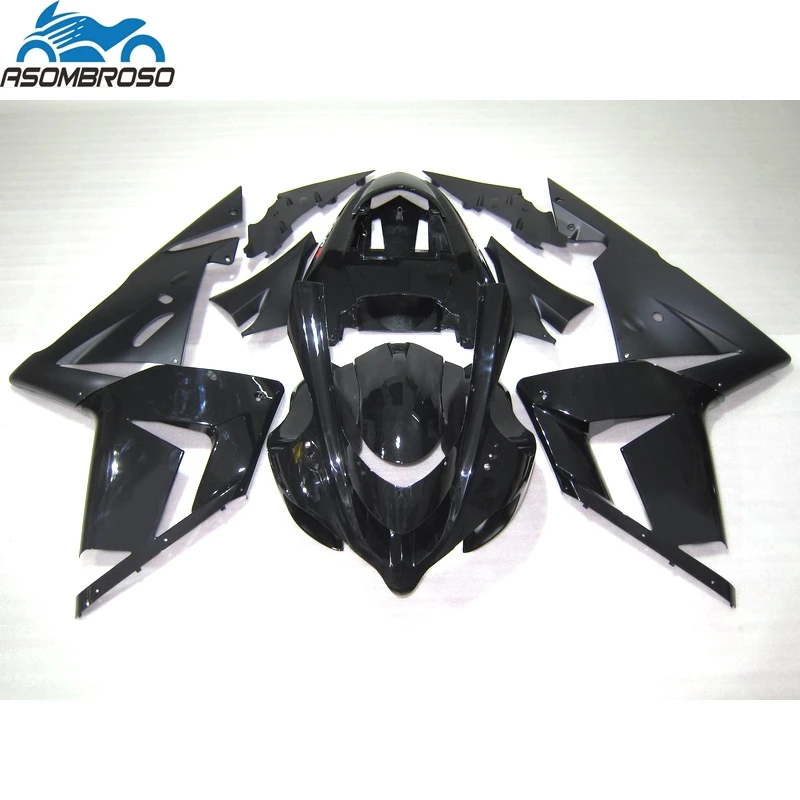 

Prime Motorcycle Bodyparts for Kawasaki Ninja ZX10R fairing kit 2004-2005 white black fairing set zx10r 04 05 BJ03