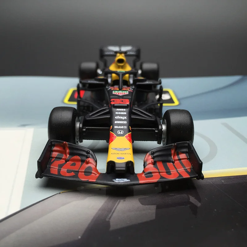 Burago 1:43 RB16B RB15 RB14 RB13 Red Bull 33 Max Verstappen F1 Racing Formula Car Alloy Model Collection Toy Birthday Gift