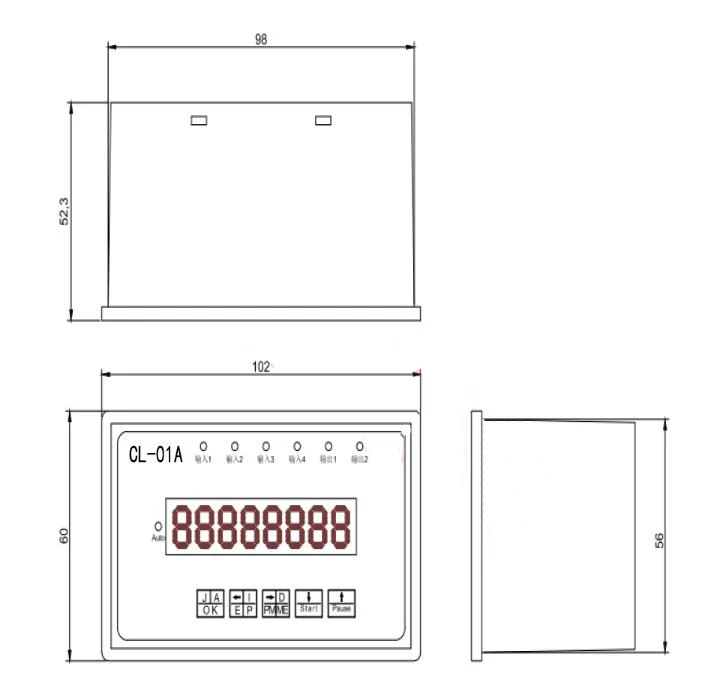 

Stepper Servo Motor Controller Single Axis Intelligent Programmable Pulse Generator For Feeder Machine