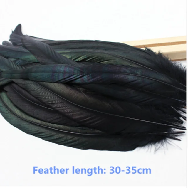 50-1000Pcs Natural Rooster Tail Feathers 30-35CM 12-14