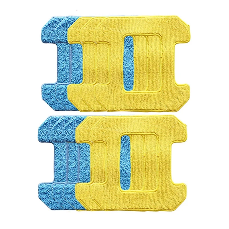 HOT-Rubbing Mop Pads for Hobot 298 Window Cleaning Robot Robot Accessories Rag Premium Microfiber Material Wet Cleaning+Dry