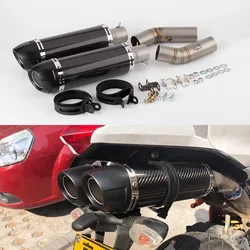 Motorcycle Exhaust muffler full System Slip On Middle Pipe Link 848 exhaust For Ducati 848 EVO 1098 1198 S/R 848 muffler