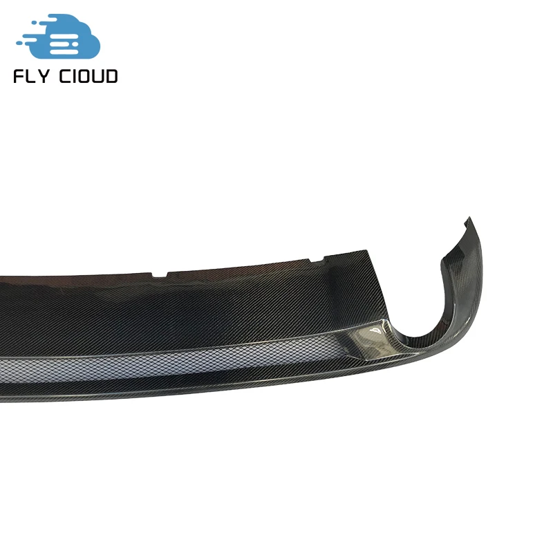 Carbon Fiber Material Rear Shovel Chin Bumper Lip Diffuser For Audi A6 C6 Car Body Kit Tuning 2009-2012