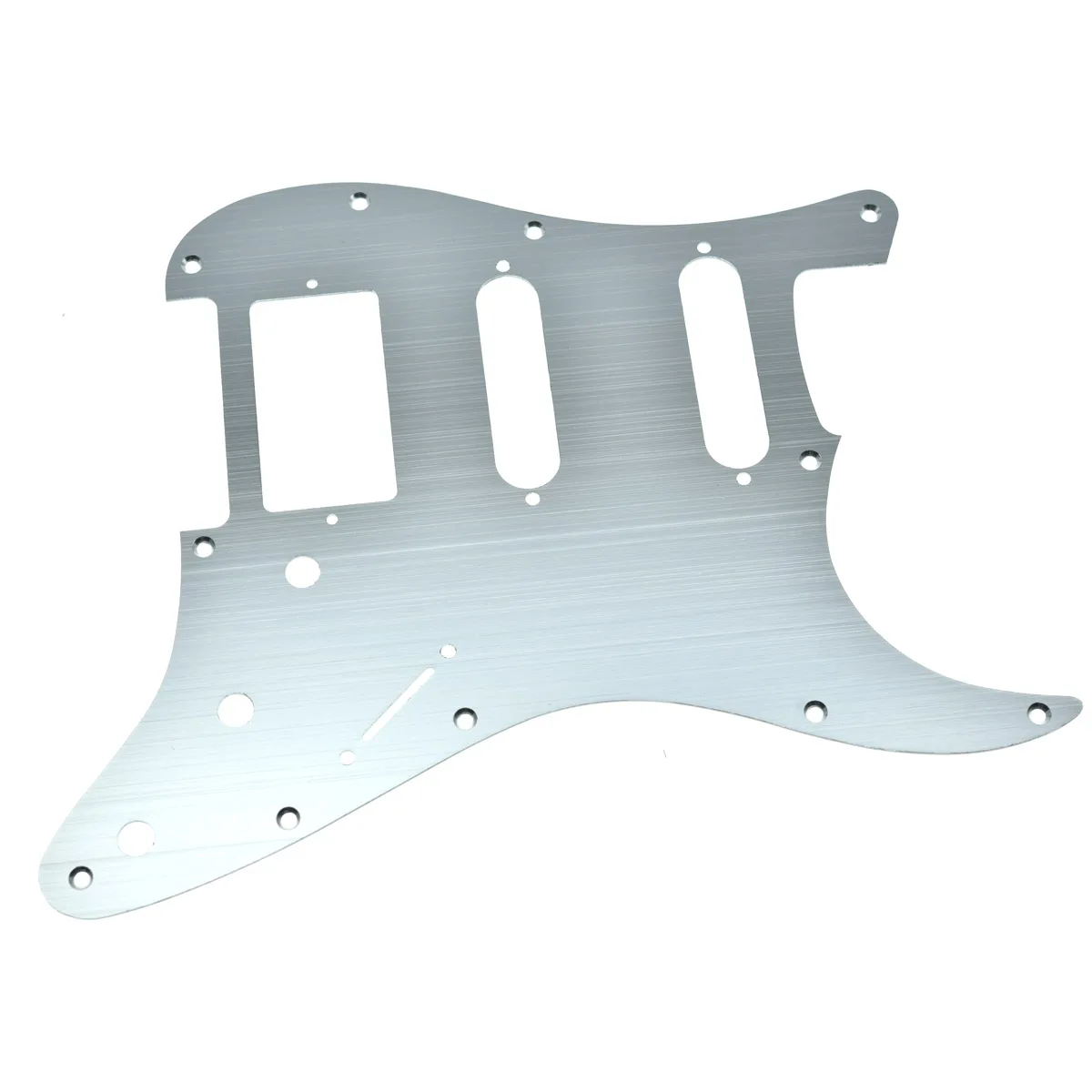 KAISH 11 Hole Metal Aluminum Anodized Modern Style ST Strat HSS Pickguard Fits American/Mexican Fender Strat