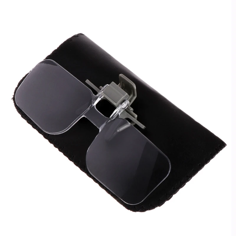 2024 New 2X Glasses Style Magnifier Magnifying Glass with Clip For Reading