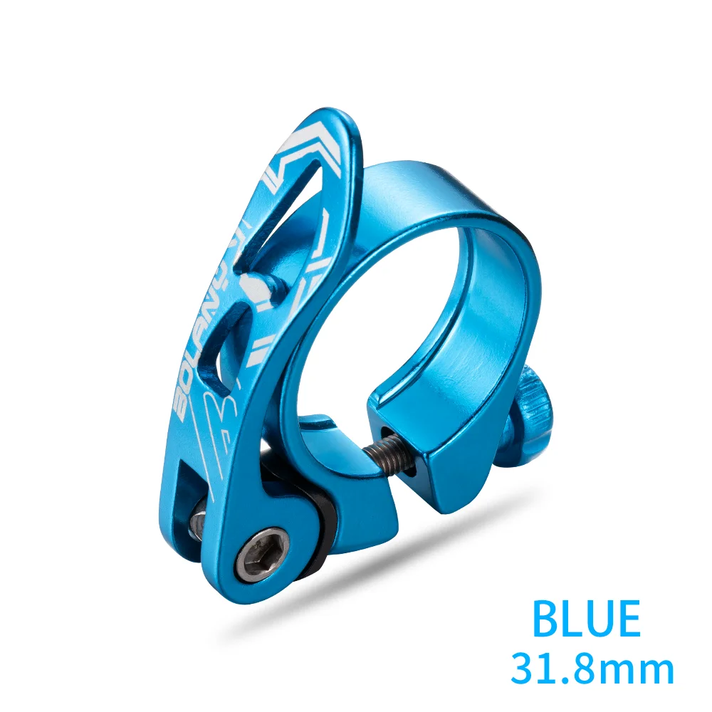 Fahrrad Sattelstütze Clamp Ultraleicht Aluminium Legierung 31.8/34,9 MM Quick Release Berg Rennrad Für Bike Sattel Teile