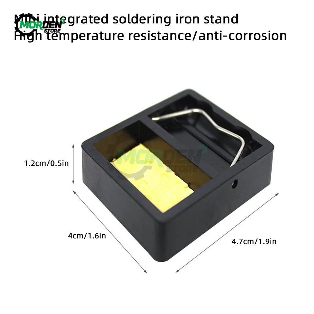 Micarta suporte de ferro de solda suporte de solda de solda com esponja limpa para acessórios de solda